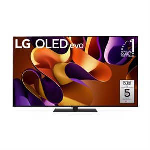 LG 65” 4K OLED evo G4 Smart TV  120Hz, HDR