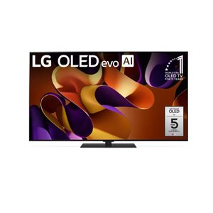 LG 65” 4K OLED evo G4 Smart TV  120Hz, HDR (open box pick-up)