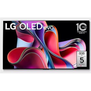LG 77” 4K OLED G3 Evo Smart WebOS 23 TV | 120Hz, HDR