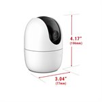 IC Realtime 2MP Indoor Pan Tilt WiFi Security Camera, Built-in Microphone and Speaker