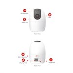 IC Realtime 2MP Indoor Pan Tilt WiFi Security Camera, Built-in Microphone and Speaker