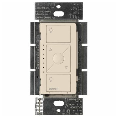 Lutron Caseta High Voltage Dimmer, Multi-Location with Neutral (light almond)