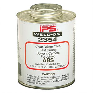 Mobile Solutions 16oz IPS Weld-On #2354 (ABS)
