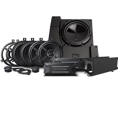 Alpine Direct-Fit complete Speaker System for Select 2011-18 Jeep Wrangler JK Unlimited Models