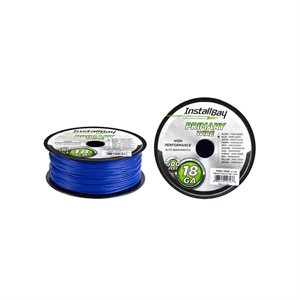 Install Bay 18 ga Primary Wire 500' Spool (blue)