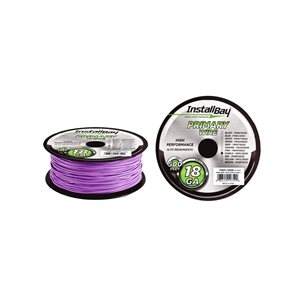 Install Bay 18 ga Primary Wire 500' Spool (purple)