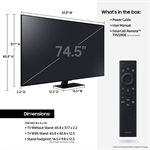 Samsung 75" 4K Smart QLED Ultra HDTV w / Quantum HDR 12X & Full Array