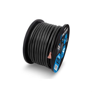 Raptor Mid Series 10 ga Power Cable 250' Spool (black)
