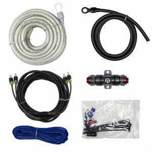 Raptor 600W 8 AWG Amp Kit w /  RCA Cable - PRO SERIES