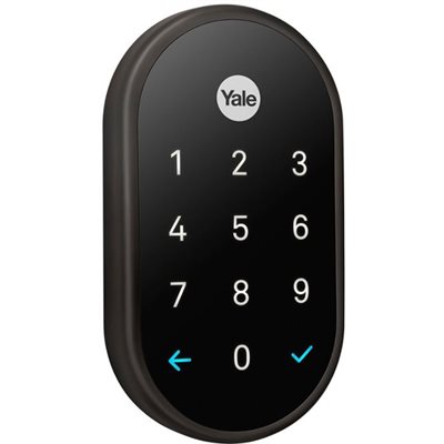 Nest x Yale Lock with Nest Connect (black suede)