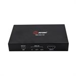 Red Atom HDMI 2.0 Audio Extractor w / 1x2 Distribution Amp