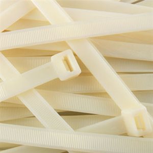 Red Atom 17" Cable Ties UL (natural, 100 pk)