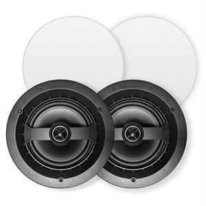 Red Atom 8" Round In-Ceiling Speakers (pair)