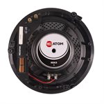 Red Atom 8" Round In-Ceiling Speakers (pair)