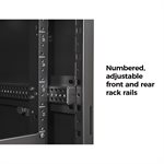 Red Atom 18U Enclosed Locking Rack with Active Cooling
