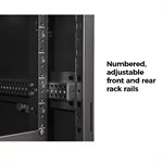 Red Atom 18U Enclosed Locking Rack with Active Cooling(V2 Packaging)