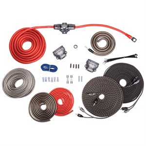 Rockford 4 AWG Dual Amplifier Complete Installation Kit