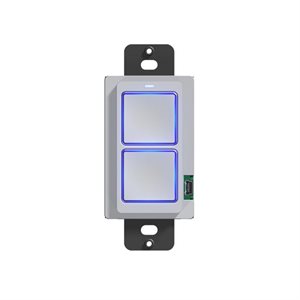 RTI 2 Button Lighted In-wall Universal System Controller