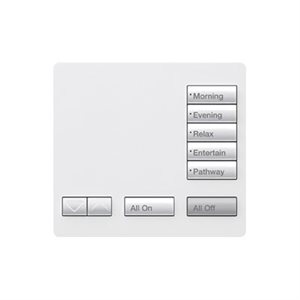 Lutron RadioRA2 Tabletop 5-Button Designer Keypads(snow wh.)