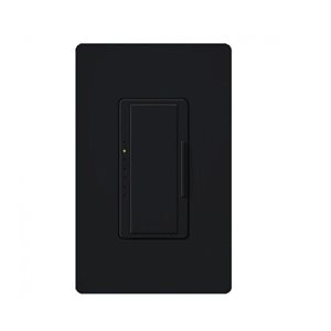 Lutron RadioRA2 Maestro 600W / 600VA Neutral Dimmer (blk)