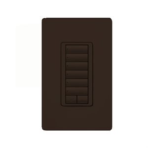 Lutron RadioRA2 HYBRID 6 Button Keypad w / 450W Dimmer(brown)