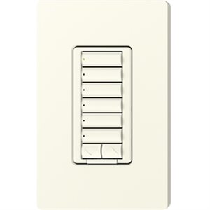 Lutron 6-Button with raise / lower (biscuit)
