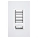 Lutron RadioRA2 CL 5BRL HYB ST KEYPAD(white)