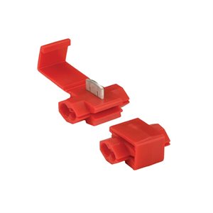 Install Bay 22-18 ga Scotch Locks (red, 100 pk)