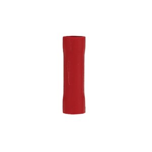 Install Bay 8 ga Vinyl Butt Connectors (red, 100 pk)