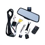 Audiovox Full View Replacement Rear View Mirror w / 7.3" wide screen monitor. R / L side camera inputs