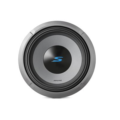 Alpine 1800W Peak (600W RMS) 12" Type-S Series Dual 2 ohm Subwoofer