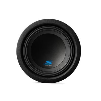 Alpine 900W Max (300W RMS) 8" S-Series Dual 2 Ohm Car Subwoofer