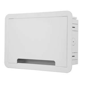 Sanus 9" TV Media In-Wall Box (white)