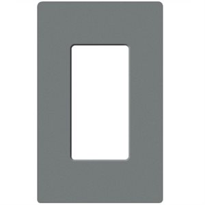 Lutron 1-Gang Satin Wall Plate (slate)