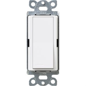 Lutron 4-Way Satin 15A Color Switch (snow)