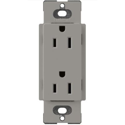 Lutron Claro 15amp Duplex Outlet (cobblestone)