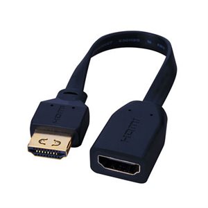 Vanco Secure Fit Super Flex HDMI Extension- Length: 6in