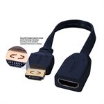 Vanco Secure Fit Super Flex HDMI Extension- Length: 6in