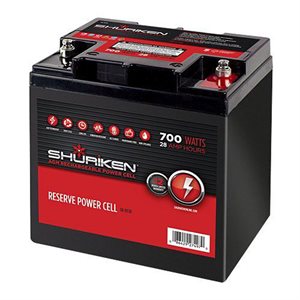 Shuriken 700W 28 Amp Hours Compact Size AGM 12V Battery