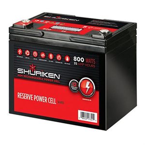 Shuriken 800W 35 Amp Hours Compact Size AGM 12V Battery