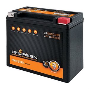 Shuriken 310 Crank Amps 18 Amp Hours AGM Battery