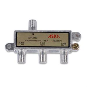 ASKA 3-Way 1GHz CATV Splitter