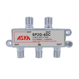 ASKA 4-Way All Port Power Passive Splitter 5-2150MHz