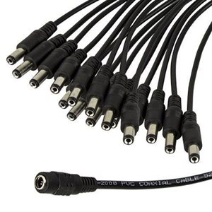 Spyclops 12V 16 Female to 1 Male DC Splitter