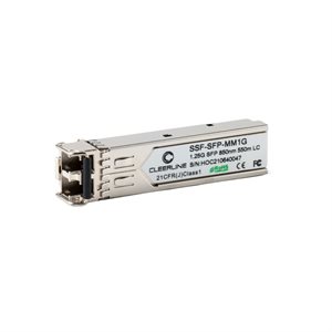 Cleerline 1G SFP transceiver MM 1000Base-SX, 850nm, 550m max reach, w / DDM