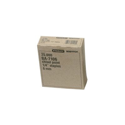 Install Bay 1 / 4" Staples (25,000 pk)