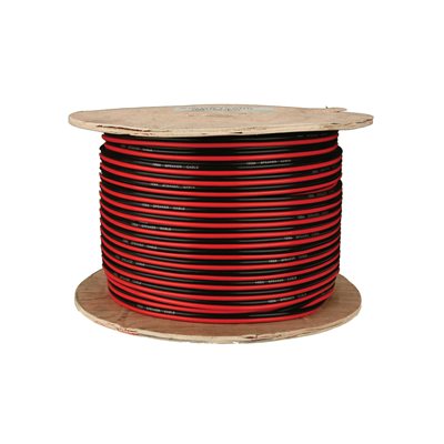 Install Bay 16 ga Speaker Wire 500' Spool (red / black paired)
