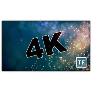 Severtson 135" 16:9 4K Thin-Bezel Fixed (Cinema White)