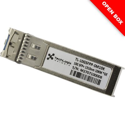 Techlogix 10G Single Mode SFP+ Transceiver Module (open box)