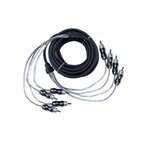 Memphis Audio 17 Ft, 4-Channel Ultra Twisted Pair Interconnect Cables